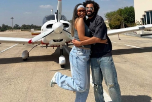 Kairo: Private Sightseeingtour mit dem Ultraleichtflugzeug über die Stadt