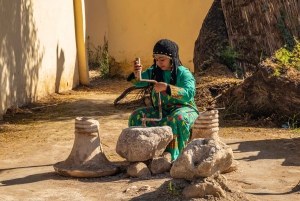 カイロ：送迎とランチ付きのプライベートファラオ村ツアー