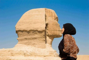 Il Cairo: Tour delle piramidi, giro in barca e pranzo alla Cafelucca