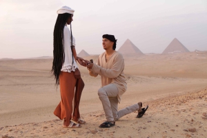 Il Cairo: Tour delle piramidi, giro in barca e pranzo alla Cafelucca