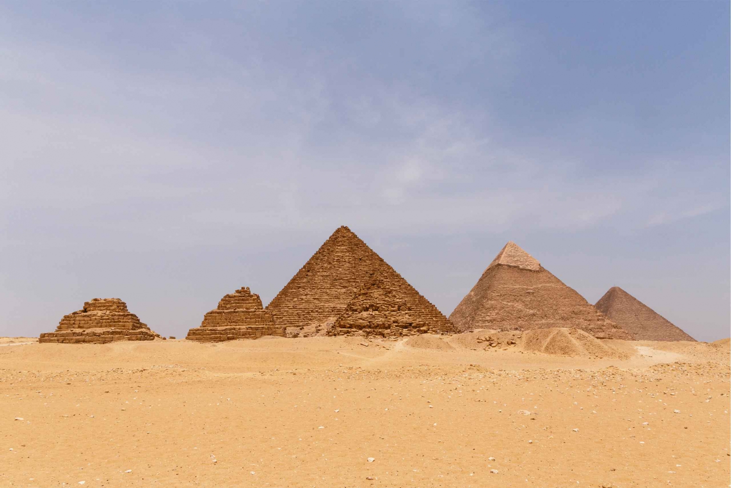 Cairo: Pyramids and Sphinx Tour with River Nile Felucca Ride