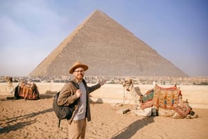 El Cairo: Excursión a las Pirámides y la Esfinge con paseo en Felucca por el río Nilo
