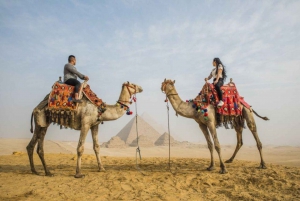 Le Caire : Pyramides, balade à dos de chameau, visite des magasins avec option quad