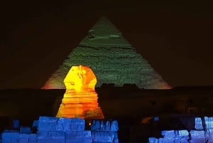 Cairo: Pyramids Camel Ride, Dinner and Sound & Light Show