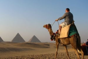 Cairo: Pyramids Camel Ride, Dinner and Sound & Light Show