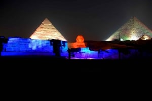 Cairo: Pyramids Camel Ride, Dinner and Sound & Light Show