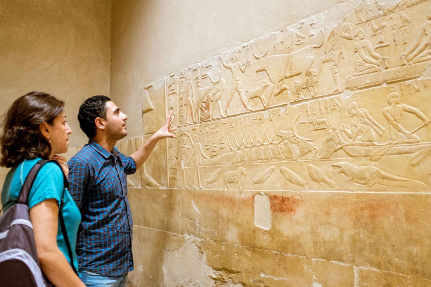 Cairo/Giza: Pyramids, Sphinx, Memphis, and Sakkara Day Tour