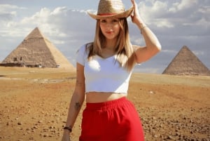 Cairo: Pirâmides e Museu Layover Tour com Traslado do Aeroporto