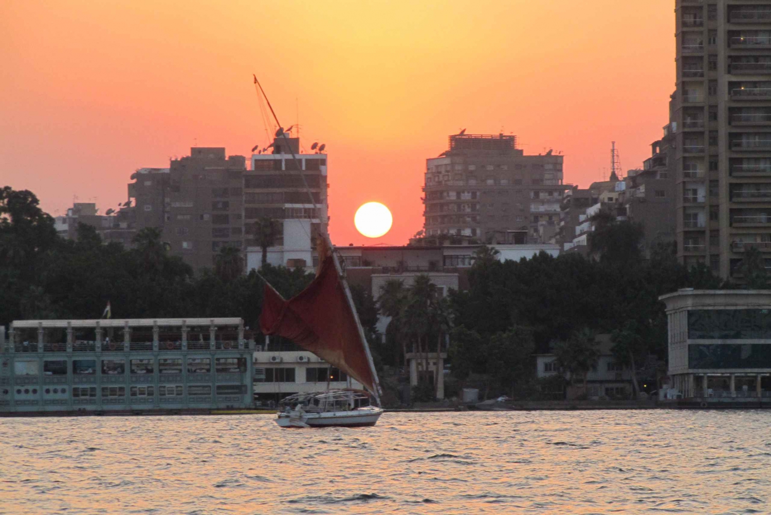 Cairo: River Nile Private Sunset Felucca Sailing Trip