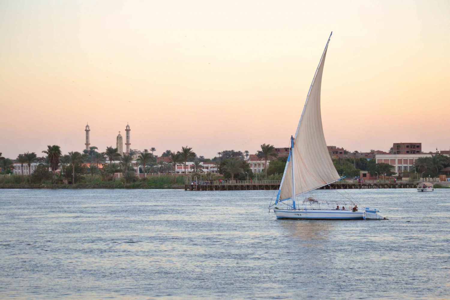 Cairo: River Nile Private Sunset Felucca Sailing Trip