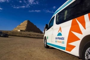 Kairo: Sakkara ja Memphis 4 tunnin yksityinen kiertoajelu, jossa kuljetus