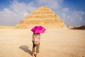 Kairo: Sakkara, Memphis, Dahshur och middagskryssning på Nilen