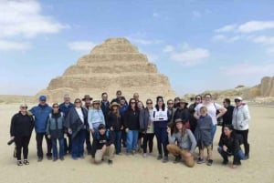 Il Cairo: Sakkara, Memphis e Dahshur Escursione privata di un giorno con pranzo