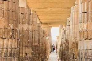 El Cairo: Pirámides de Sakkara, Menfis y Dahshur Tour Privado