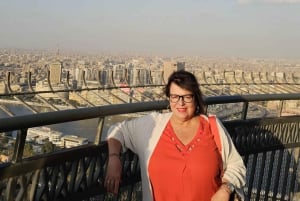 El Cairo: Atardecer en la Torre de El Cairo con almuerzo y transporte privado