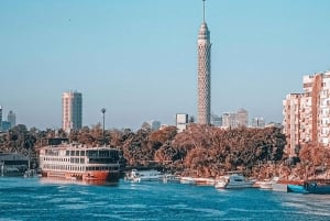 القاهرة: جولة برج القاهرة عند غروب الشمس مع رحلة عشاء على نهر النيل