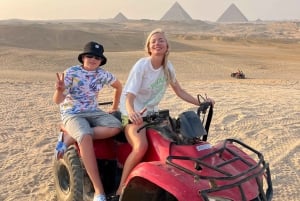 Kairo: Pyramiden-Quad-Biking-Abenteuer bei Sonnenuntergang