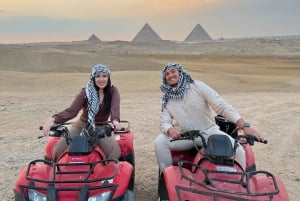 Cairo: Sunset Pyramids Quad Biking Adventure