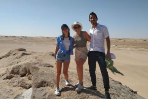 Kairo: Privat dagstur till Vita öknen och Bahariya-oasen