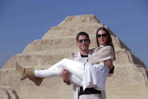 Encantadora Excursión a las Pirámides de Giza Escalón Pirámide Ciudad de Menfis