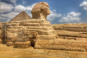 Charmerende tur til pyramiderne i Giza Trinpyramide Memphis City