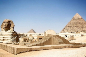 Visita de un día Grandes Pirámides y esfinge Museo Egipcio Bazzar