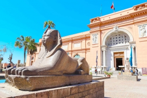 From Port Said: Pyramids and Egyptian Museum Full-Day Tour