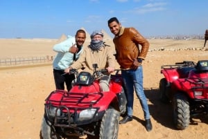 Cairo: Private Quad Bike Desert Tour with Pyramids & Sunset