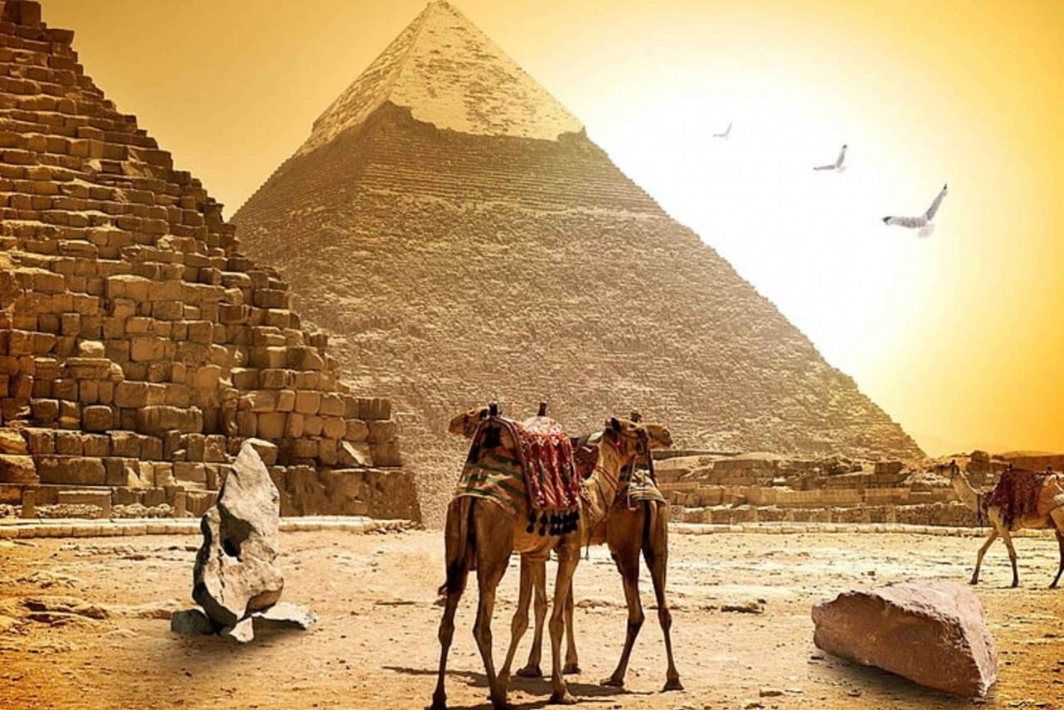 Excursión de un día con guía femenina a las Pirámides, Menfis y Sakkara