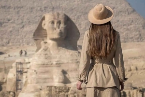 Pirámides, Esfinge y Gran Museo Egipcio (GEM) con guía femenina