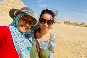 Le Caire : Visite de Memphis, Saqqara, des pyramides et du Sphinx