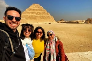 Kairo: Tur til Memphis, Saqqara, pyramidene og sfinksen
