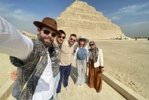 Caïro: Memphis, Saqqara, Piramides en Sfinx Tour