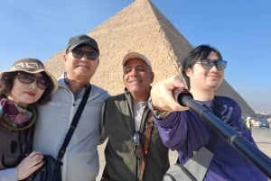 Z portu w Aleksandrii: jednodniowa wycieczka do piramid w Gizie i rejs po Nilu