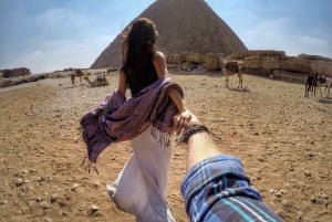 Z portu w Aleksandrii: Nocna wycieczka do Kairu i piramid w Gizie