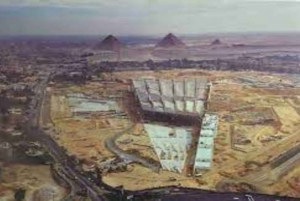 Fra Alexandria havn: Pyramiderne og det store egyptiske museum