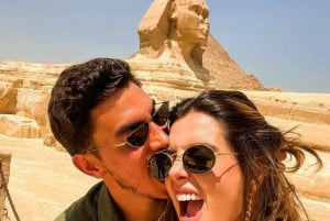 Vom Flughafen Kairo: Layover Tour zu den Pyramiden und der Sphinx von Gizeh