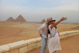 From Cairo: Giza Pyramids Private Airport Layover Trip