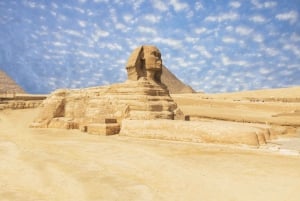 From Cairo: Giza Pyramids, Sphinx, Saqqara, Dahshur & Lunch