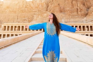 Kairosta: Luxor & Kuumailmapallo Yksityinen matka lentokoneella.