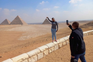 Fra Cairo eller Giza: Privat tur til pyramiderne og sfinksen i Giza
