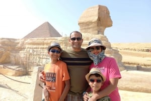 Fra Kairo eller Giza: Privat tur til pyramidene og sfinksen i Giza