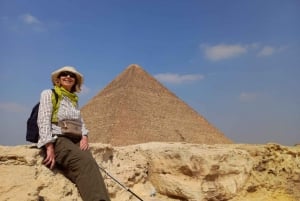 From Cairo or Giza: Giza Pyramids and Sphinx Private Tour