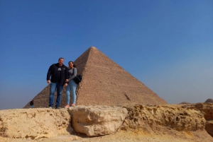 Från Kairo eller Giza: Privat tur till pyramiderna och sfinxen i Giza