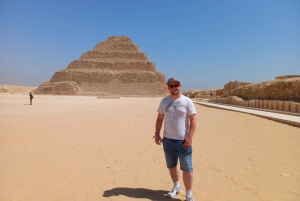 Do Cairo/Gizé: Viagem de 1 dia a Sakkara, Memphis e Pirâmides de Gizé