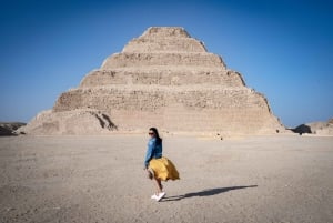 カイロ発：ギザのピラミッド、スフィンクス、サッカラ、メンフィスのツアー