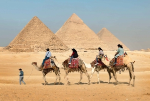 From Cairo: Pyramids panorama and Sakkara