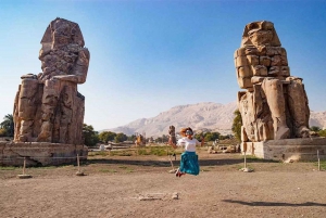 Vanuit Caïro: Dagtrip met een kleine groep naar Luxor met het vliegtuig