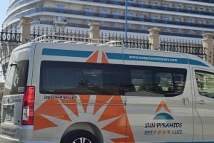 Do porto de El Sokhna: visita às pirâmides de Gizé e cruzeiro com almoço no Nilo