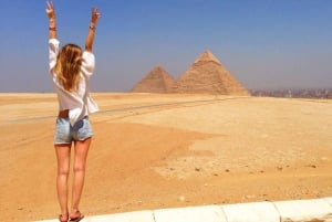 From Giza/Cairo: Pyramids, Sphinx, and NMEC Tour with Lunch